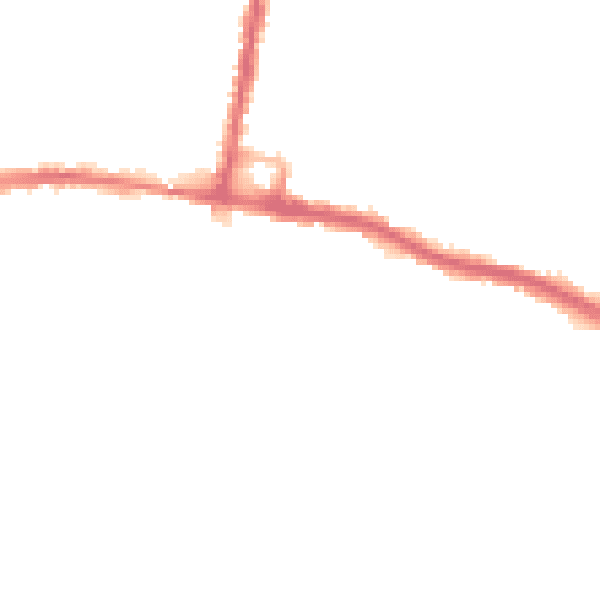 Night-time road noise heatmap for SO19 4DB