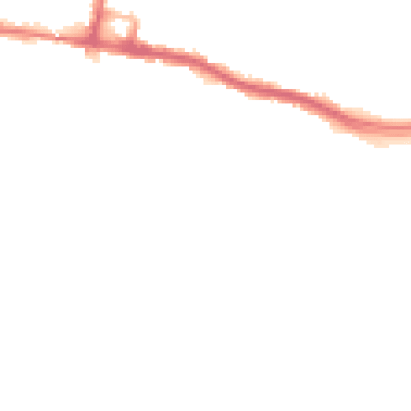 Night-time road noise heatmap for SO19 4DF