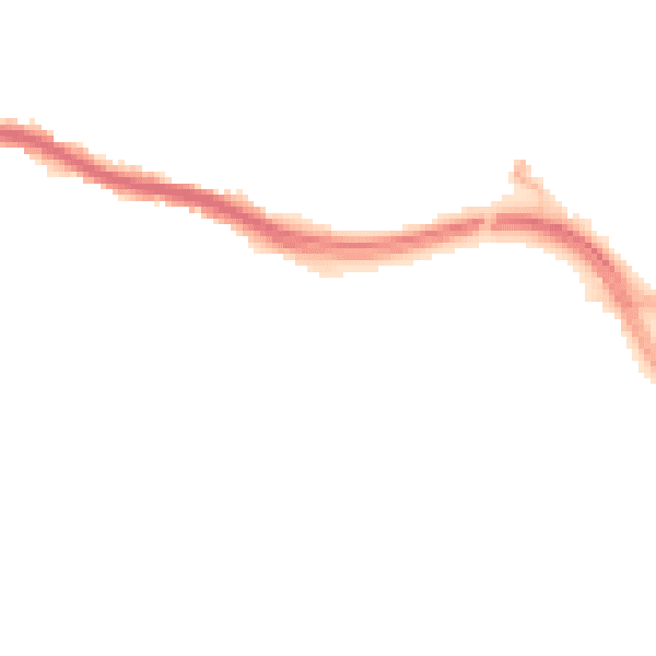 Night-time road noise heatmap for SO19 4DW