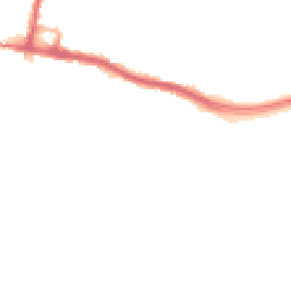Night-time road noise heatmap for SO19 4DX
