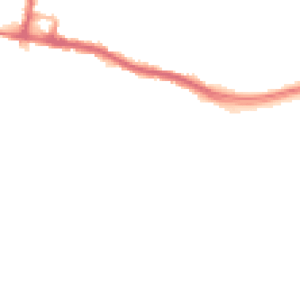 Night-time road noise heatmap for SO19 4DY