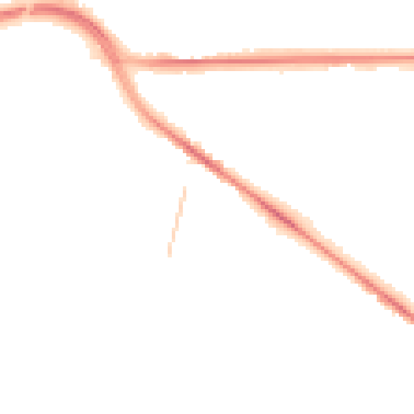 Night-time road noise heatmap for SO19 7ND