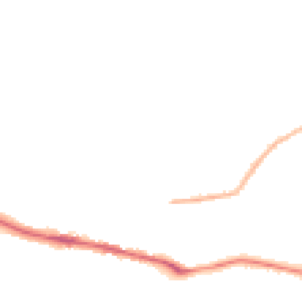 Night-time road noise heatmap for SO19 8TD