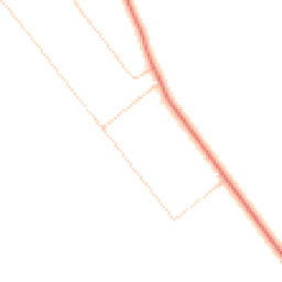 Daytime road noise heatmap for SO20 6BJ