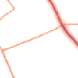 Daytime road noise heatmap for SO20 6BN