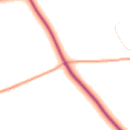 Daytime road noise heatmap for SO20 6BW
