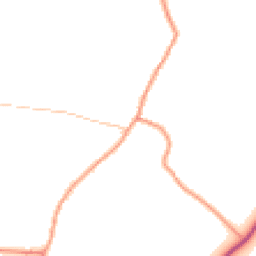 Daytime road noise heatmap for SO20 6DY