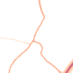 Daytime road noise heatmap for SO20 6EP