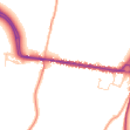 Daytime road noise heatmap for SO20 6HB