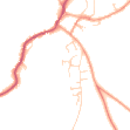 Daytime road noise heatmap for SO20 6NT