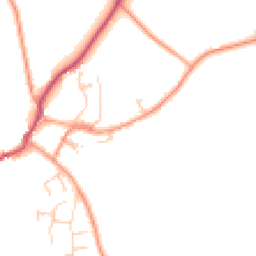 Daytime road noise heatmap for SO20 6PF