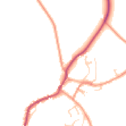 Daytime road noise heatmap for SO20 6PJ