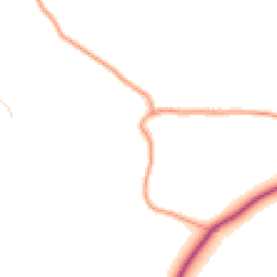 Daytime road noise heatmap for SO20 6PY