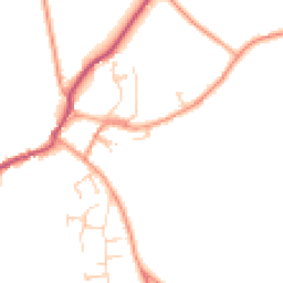 Daytime road noise heatmap for SO20 6QB