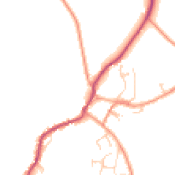 Daytime road noise heatmap for SO20 6QD