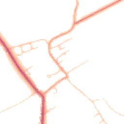 Daytime road noise heatmap for SO20 8AG