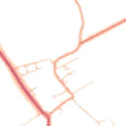 Daytime road noise heatmap for SO20 8AP