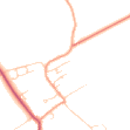 Daytime road noise heatmap for SO20 8AS