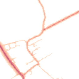 Daytime road noise heatmap for SO20 8AT