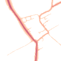 Daytime road noise heatmap for SO20 8DJ