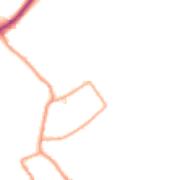 Daytime road noise heatmap for SO20 8EH