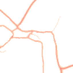 Daytime road noise heatmap for SO20 8ET