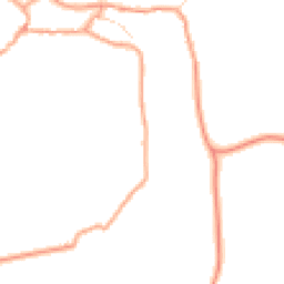 Daytime road noise heatmap for SO20 8EY