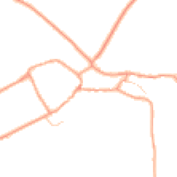 Daytime road noise heatmap for SO20 8EZ