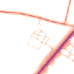 Daytime road noise heatmap for SO20 8GB