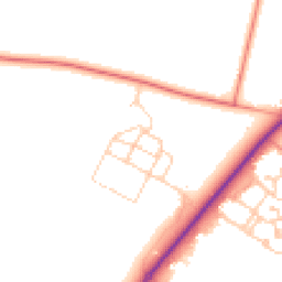 Daytime road noise heatmap for SO20 8GP