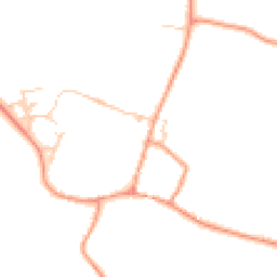 Daytime road noise heatmap for SO20 8JF