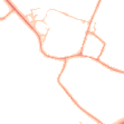 Daytime road noise heatmap for SO20 8JH