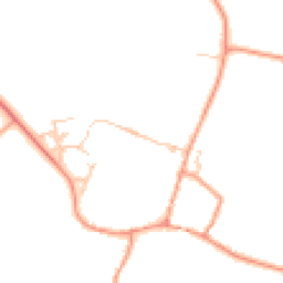 Daytime road noise heatmap for SO20 8JT