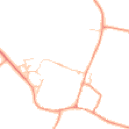 Daytime road noise heatmap for SO20 8JX