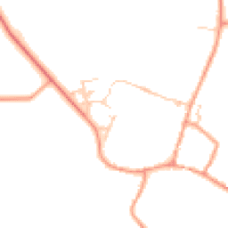 Daytime road noise heatmap for SO20 8PB