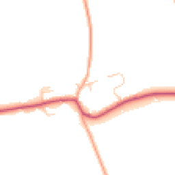 Daytime road noise heatmap for SO21 1BE