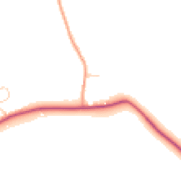 Daytime road noise heatmap for SO21 1BN
