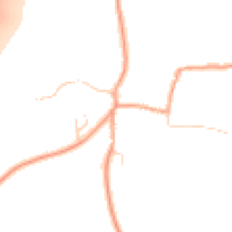 Daytime road noise heatmap for SO21 1EL
