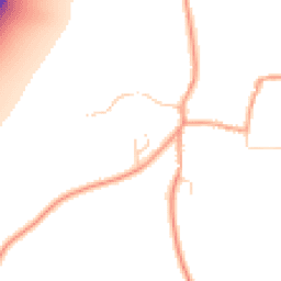 Daytime road noise heatmap for SO21 1ES