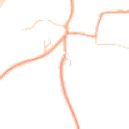 Daytime road noise heatmap for SO21 1EW
