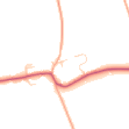 Daytime road noise heatmap for SO21 1FJ
