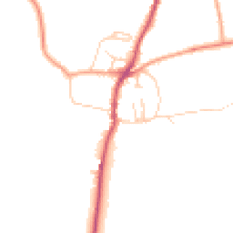 Daytime road noise heatmap for SO21 1FL