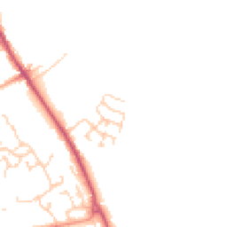 Daytime road noise heatmap for SO21 1GB