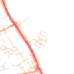 Daytime road noise heatmap for SO21 1GD