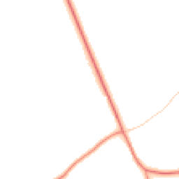 Daytime road noise heatmap for SO21 1JD