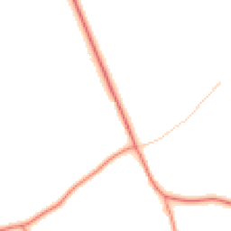 Daytime road noise heatmap for SO21 1NB