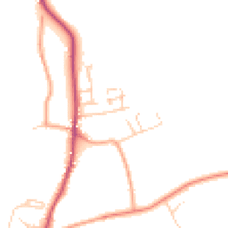Daytime road noise heatmap for SO21 1NZ