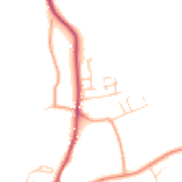 Daytime road noise heatmap for SO21 1PB