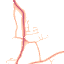 Daytime road noise heatmap for SO21 1PD