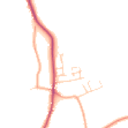 Daytime road noise heatmap for SO21 1PE